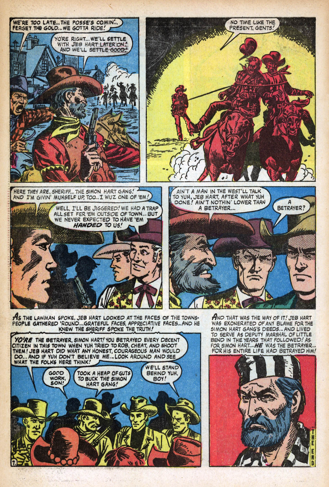 Read online Western Outlaws (1954) comic -  Issue #19 - 32
