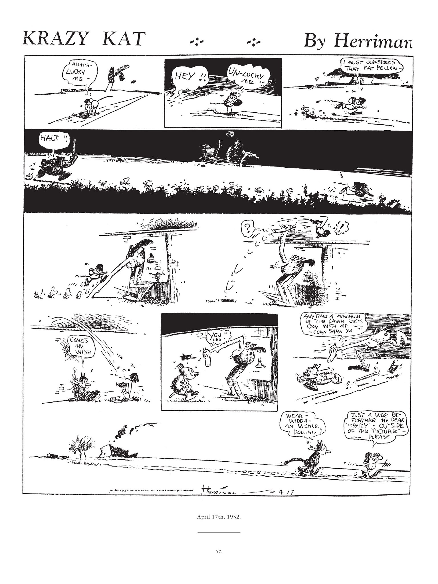 Read online Krazy & Ignatz comic -  Issue # TPB 7 - 64