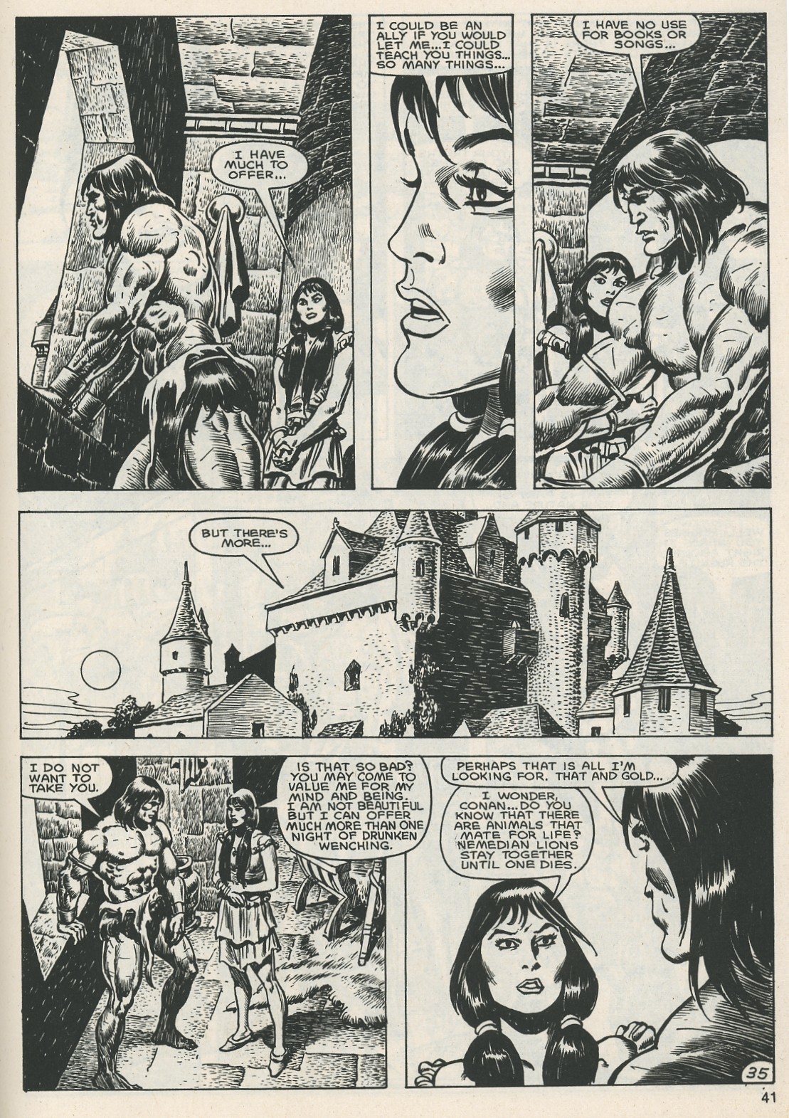 Read online The Savage Sword Of Conan comic -  Issue #113 - 41