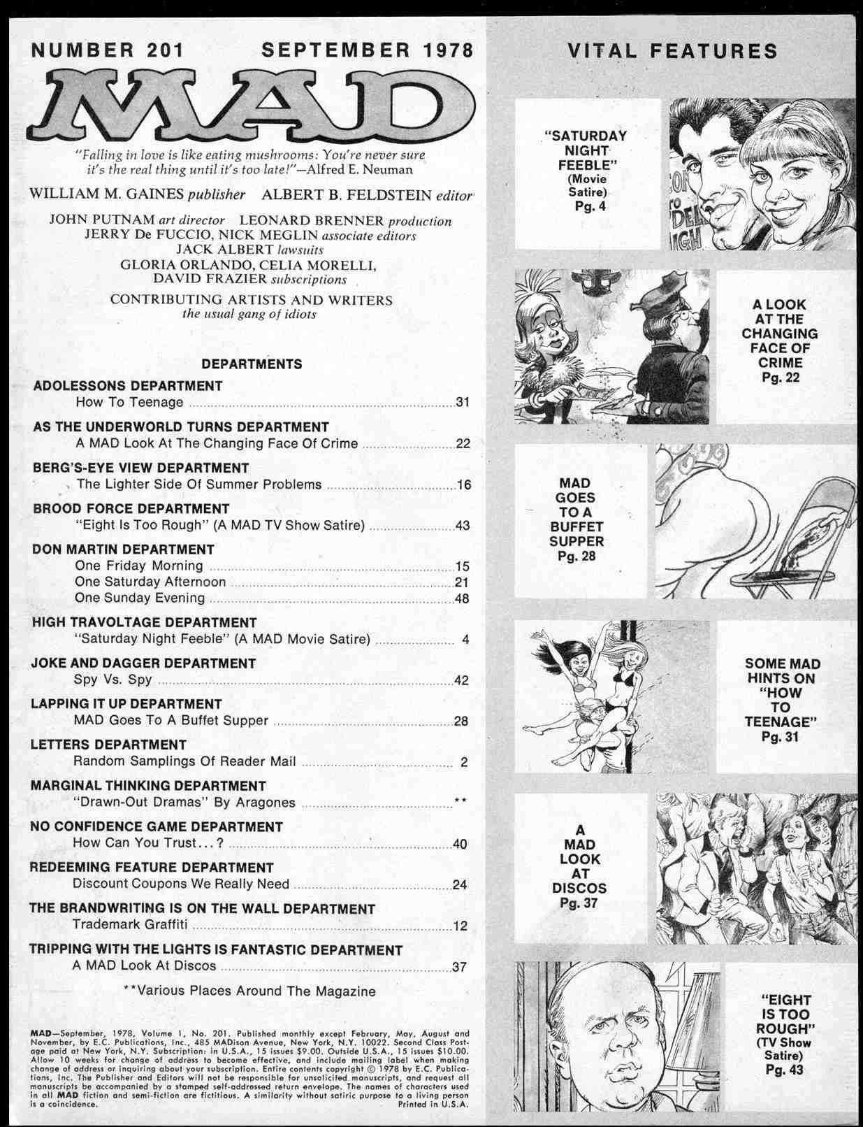 Read online MAD comic -  Issue #201 - 3