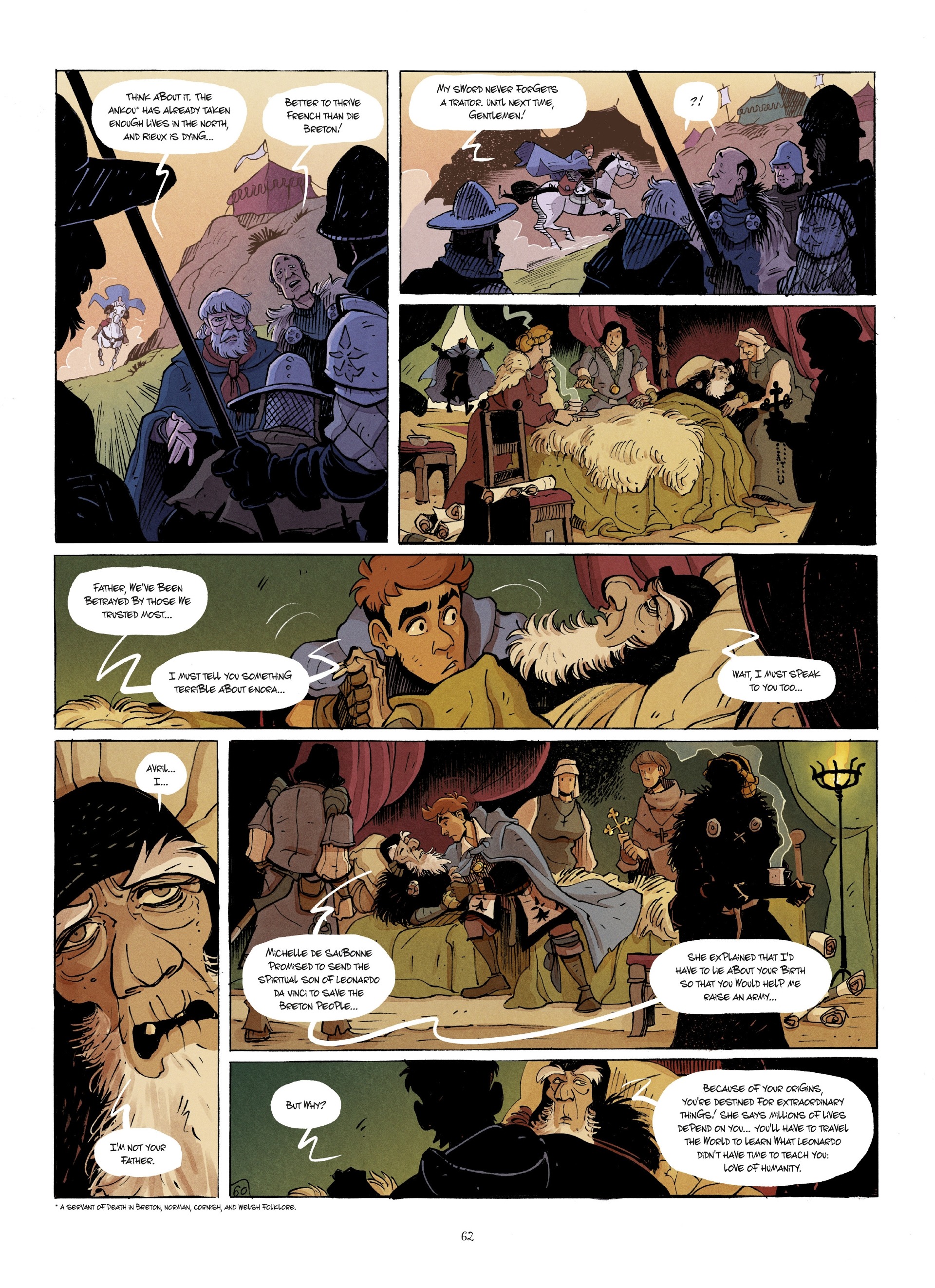 Read online Cinq Avril: The Heir of da Vinci comic -  Issue # Full - 64
