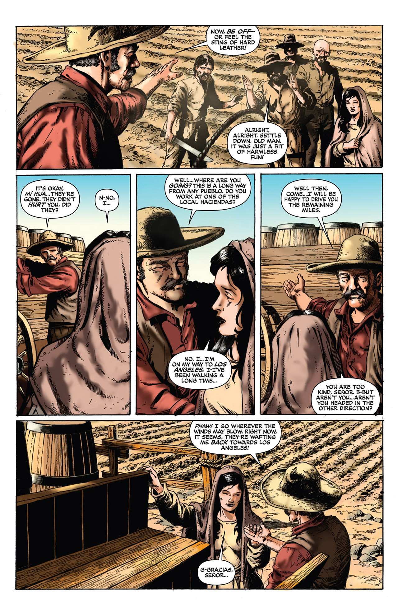 Read online Zorro Rides Again comic -  Issue #4 - 5