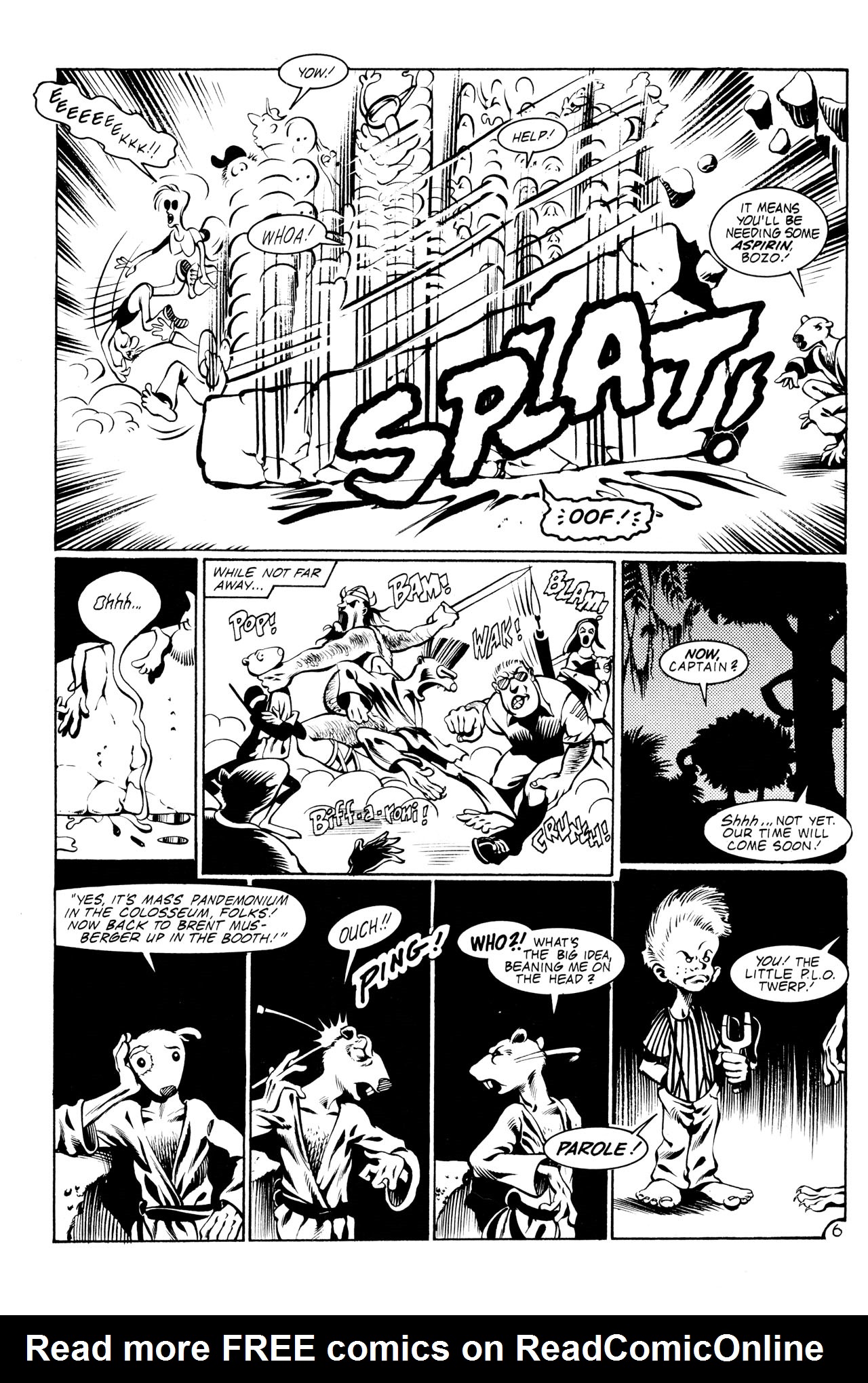 Read online Adolescent Radioactive Black Belt Hamsters comic -  Issue #6 - 8