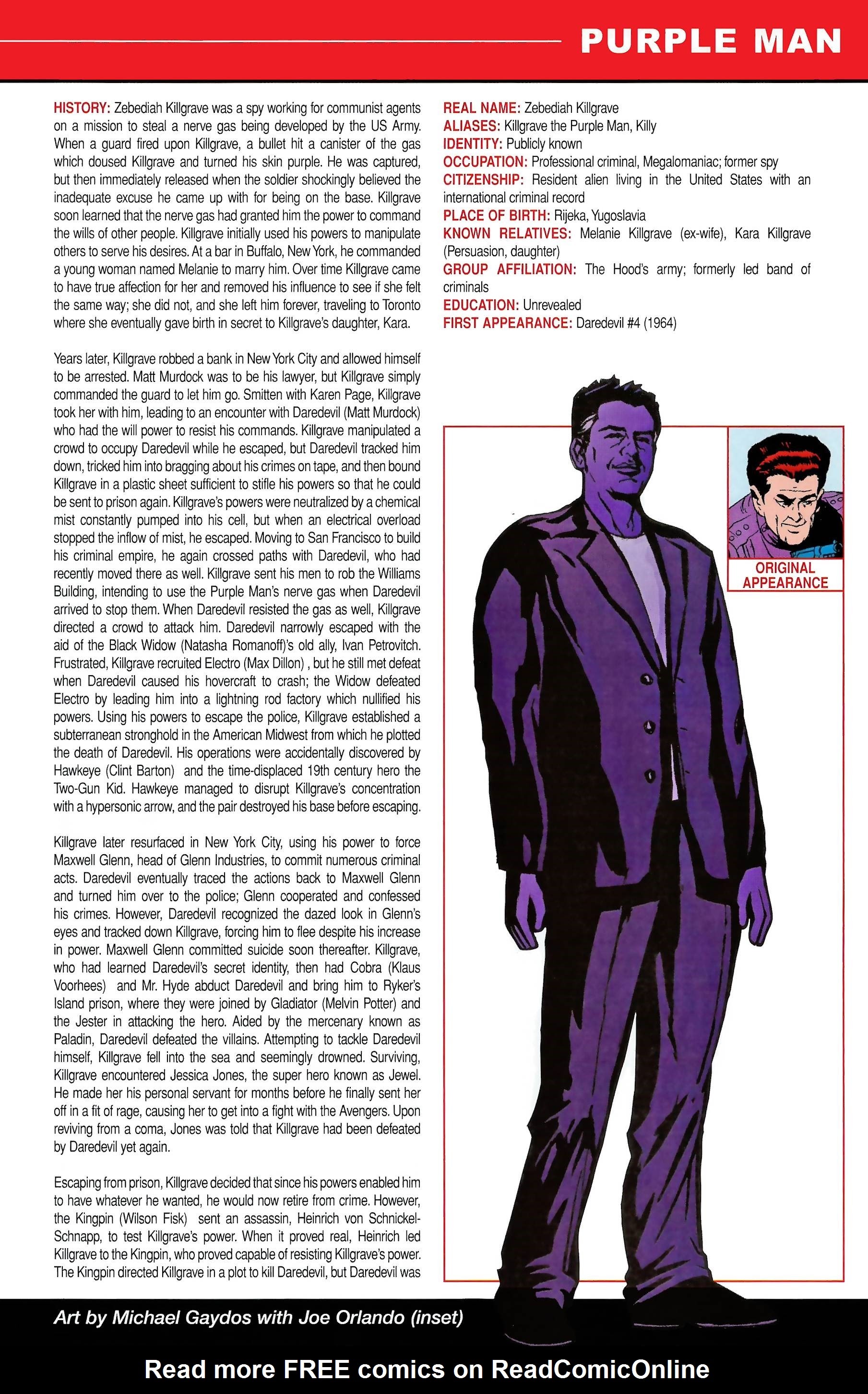 Read online Official Handbook of the Marvel Universe A to Z comic -  Issue # TPB 9 (Part 1) - 83
