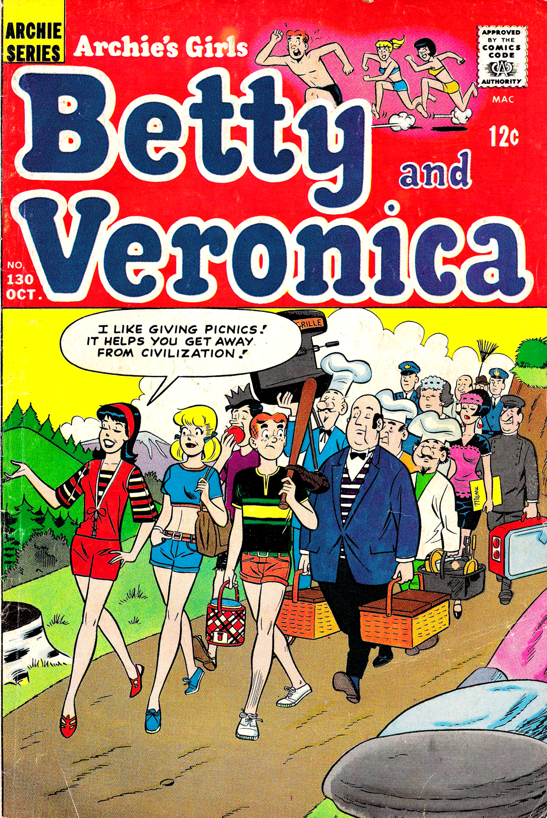 Read online Archie's Girls Betty and Veronica comic -  Issue #130 - 1