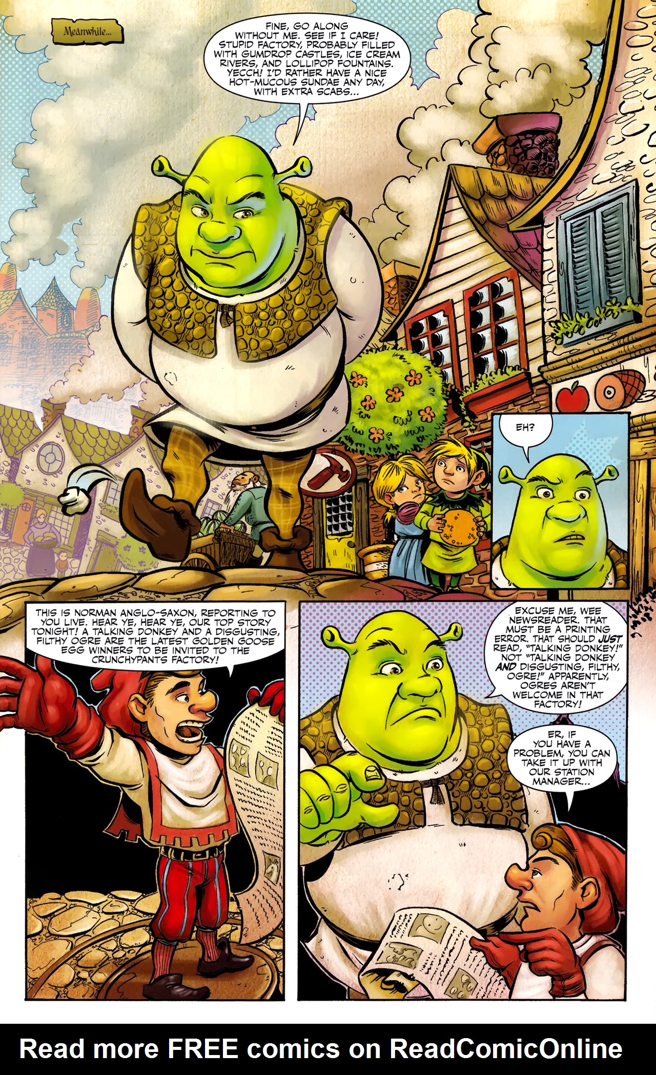 Read online Shrek (2010) comic -  Issue #1 - 9
