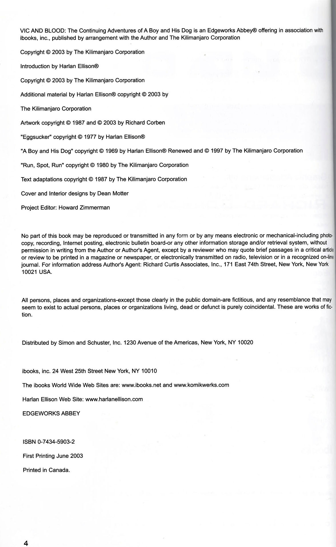 Read online Vic and Blood comic -  Issue # TPB - 5