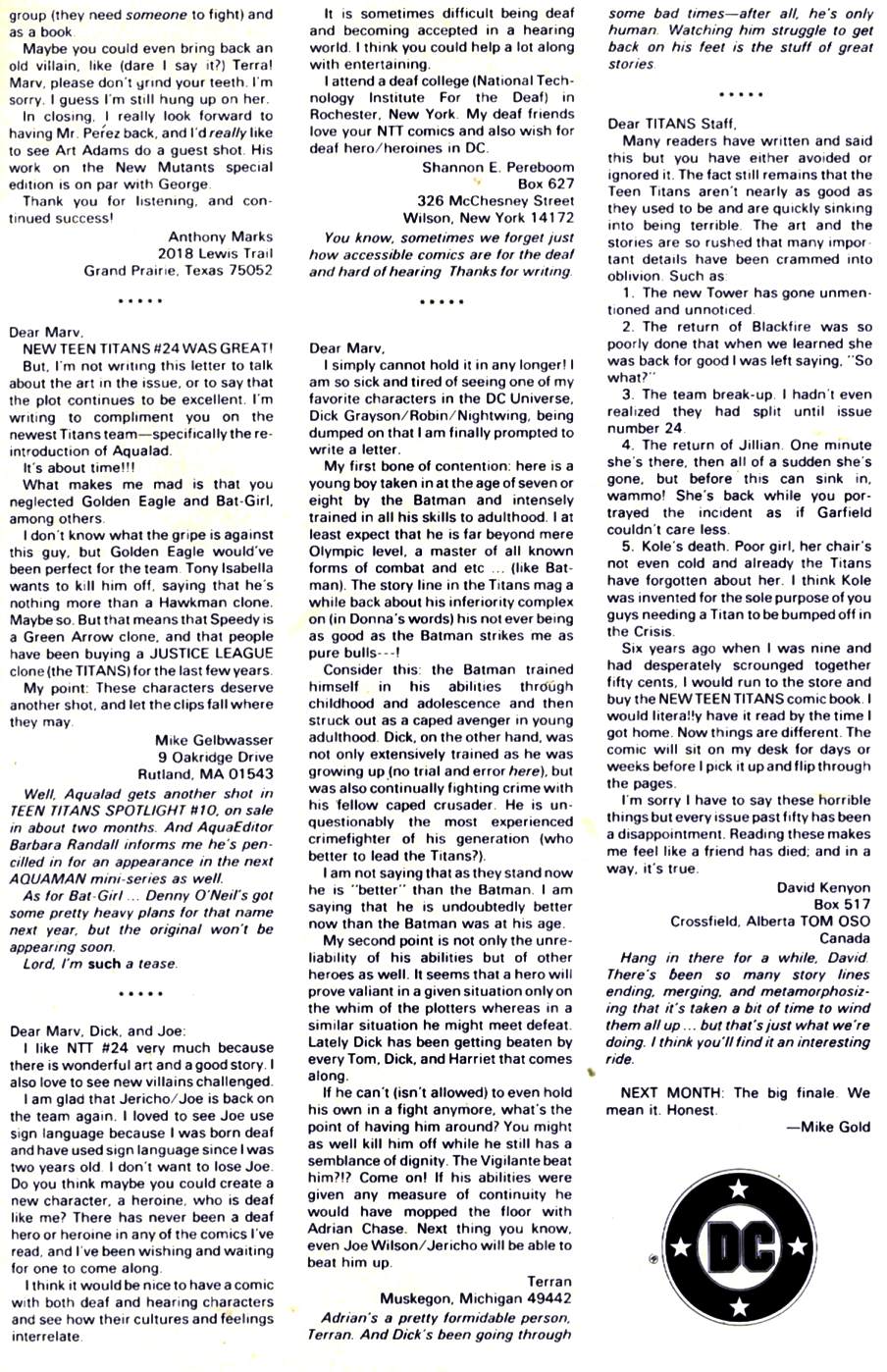 Read online Tales of the Teen Titans comic -  Issue #89 - 32