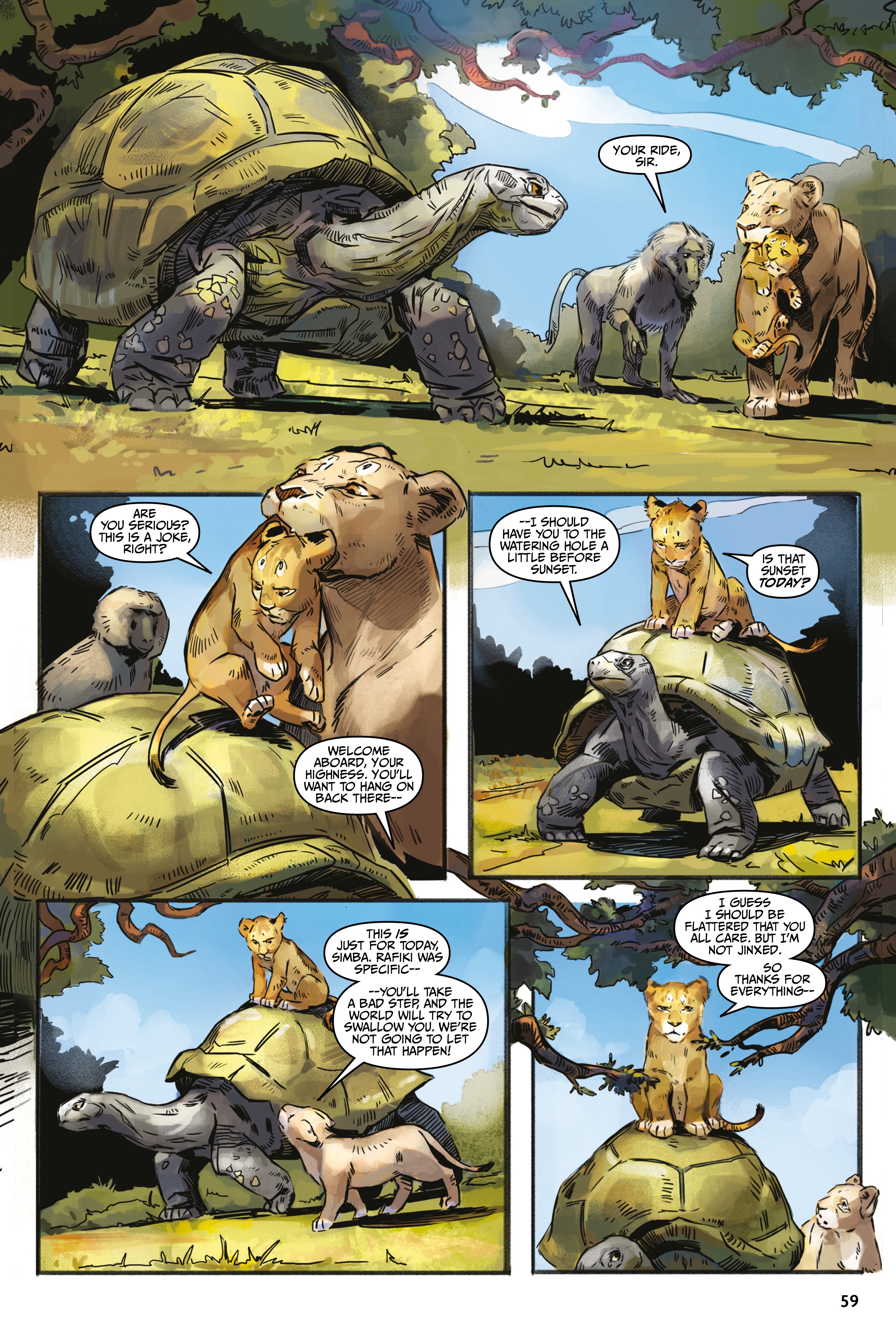 Read online Disney The Lion King: Wild Schemes and Catastrophes comic -  Issue # TPB - 60