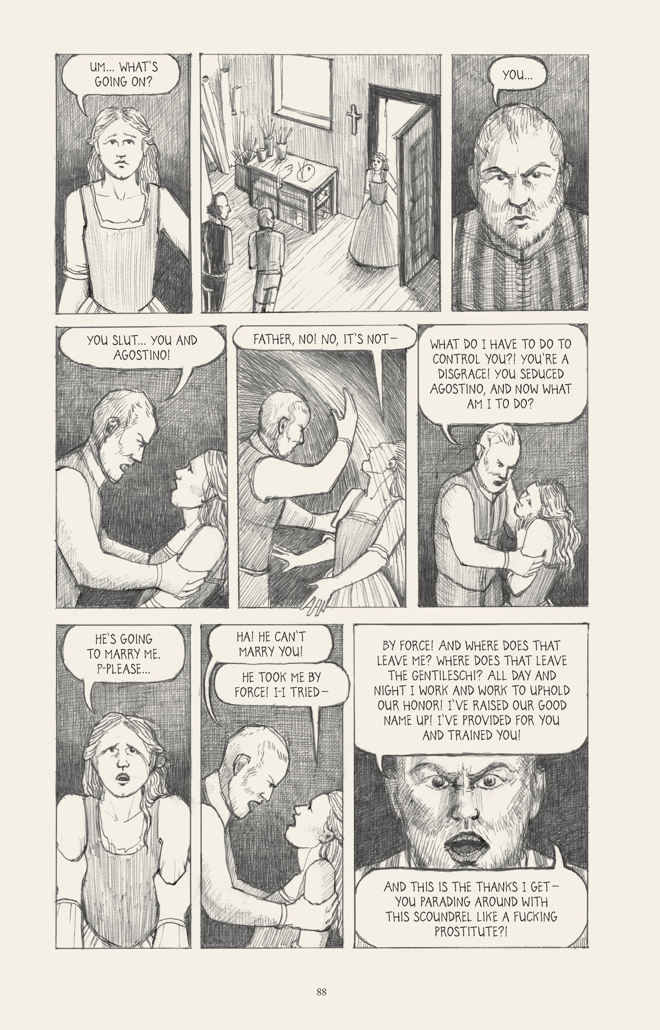 Read online I Know What I Am: The Life and Times of Artemisia Gentileschi comic -  Issue # TPB (Part 1) - 96