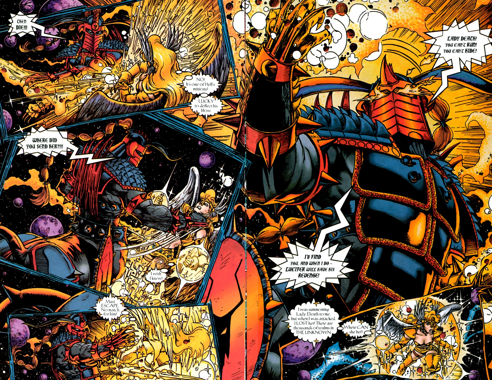 Read online Lady Death III: The Odyssey comic -  Issue #4 - 4