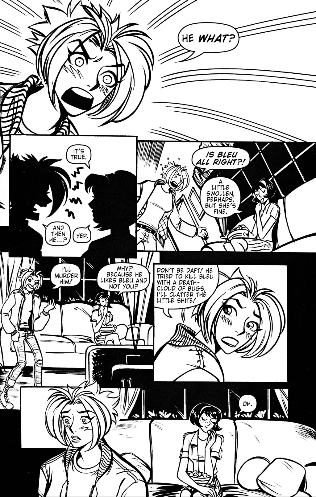 Read online Blue Monday: Painted Moon comic -  Issue #1 - 19
