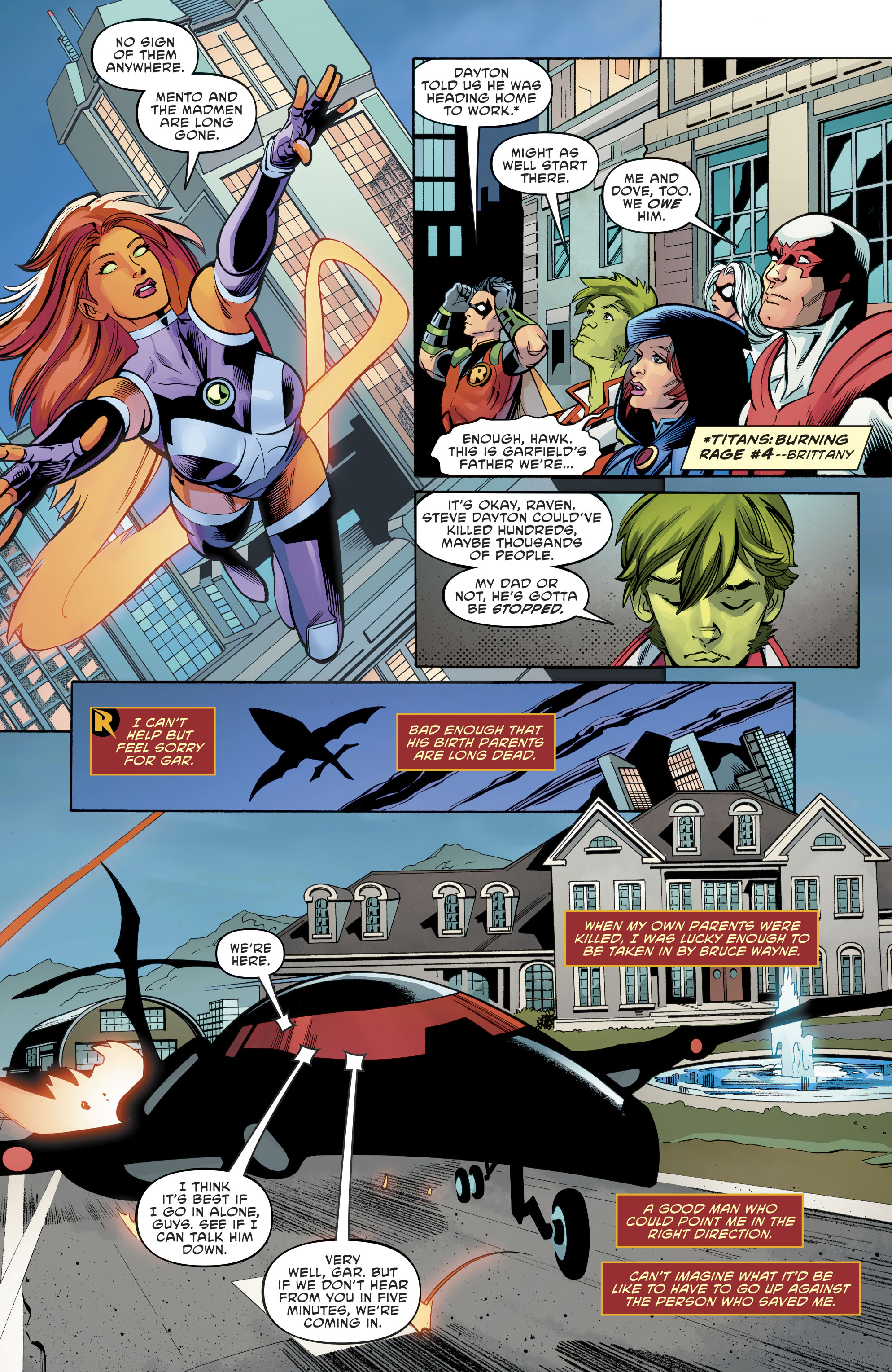 Read online Titans: Burning Rage comic -  Issue #5 - 25