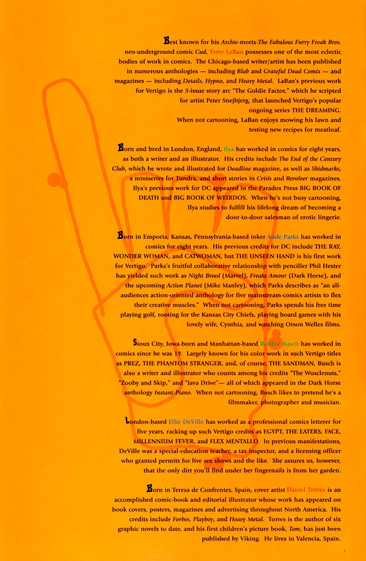 Read online Vertigo Vérité: The Unseen Hand comic -  Issue #1 - 3