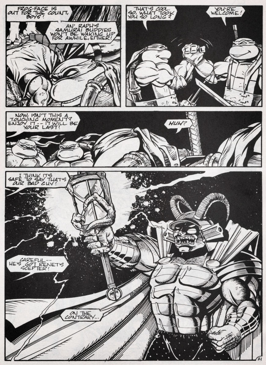 Read online Teenage Mutant Ninja Turtles (1984) comic -  Issue #47 - 22