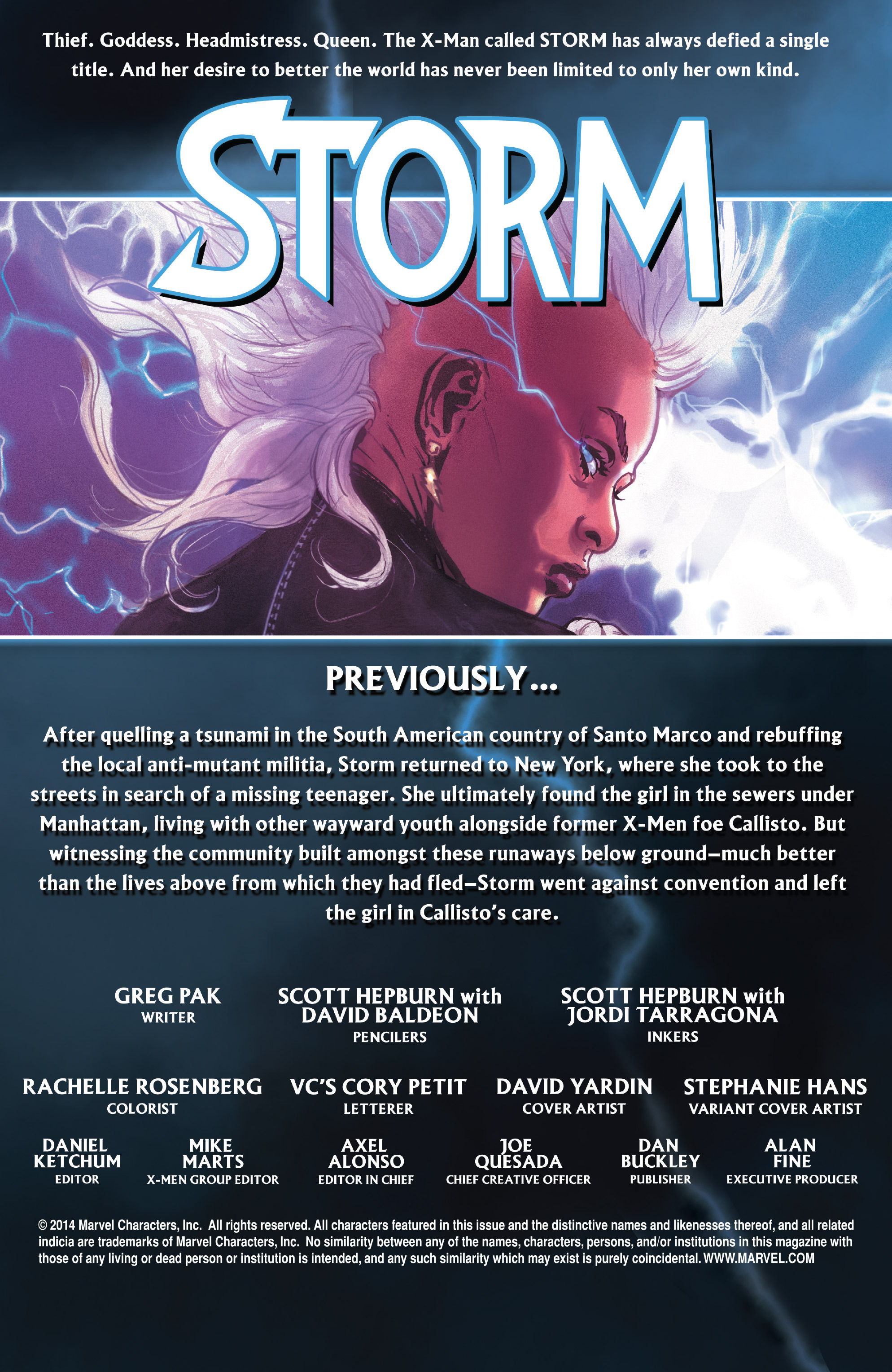 Read online Storm comic -  Issue #3 - 2