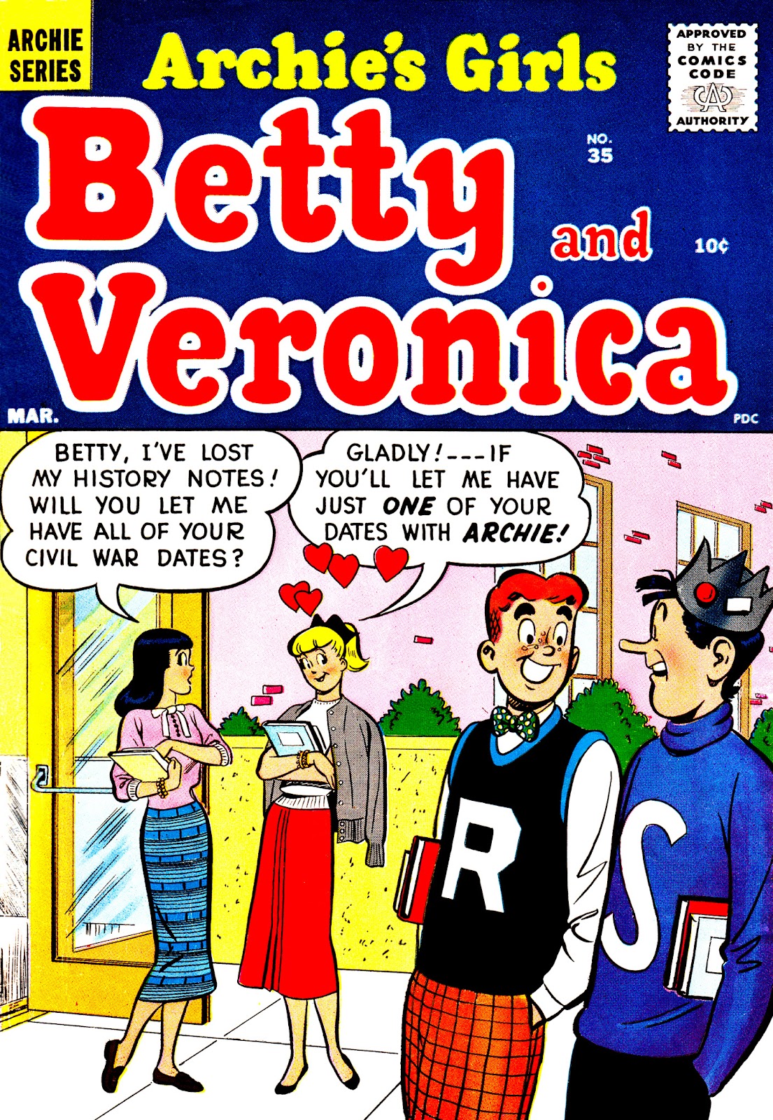 Archie's Girls Betty and Veronica 35 Page 1