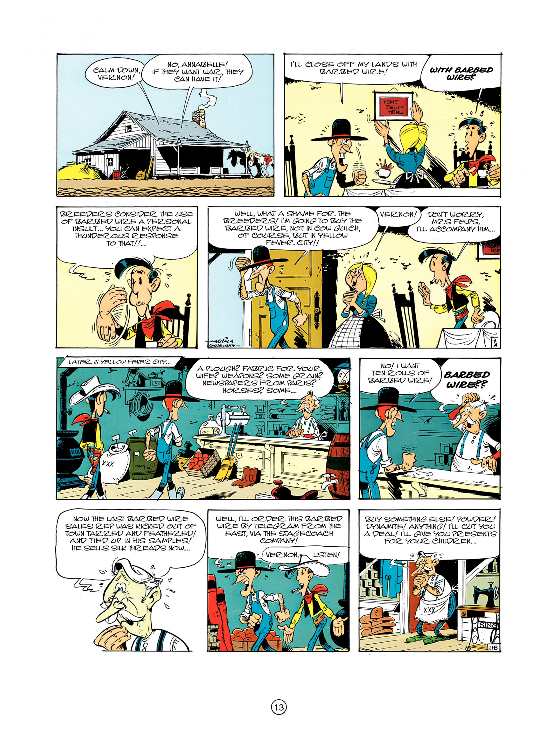 Read online A Lucky Luke Adventure comic -  Issue #7 - 13