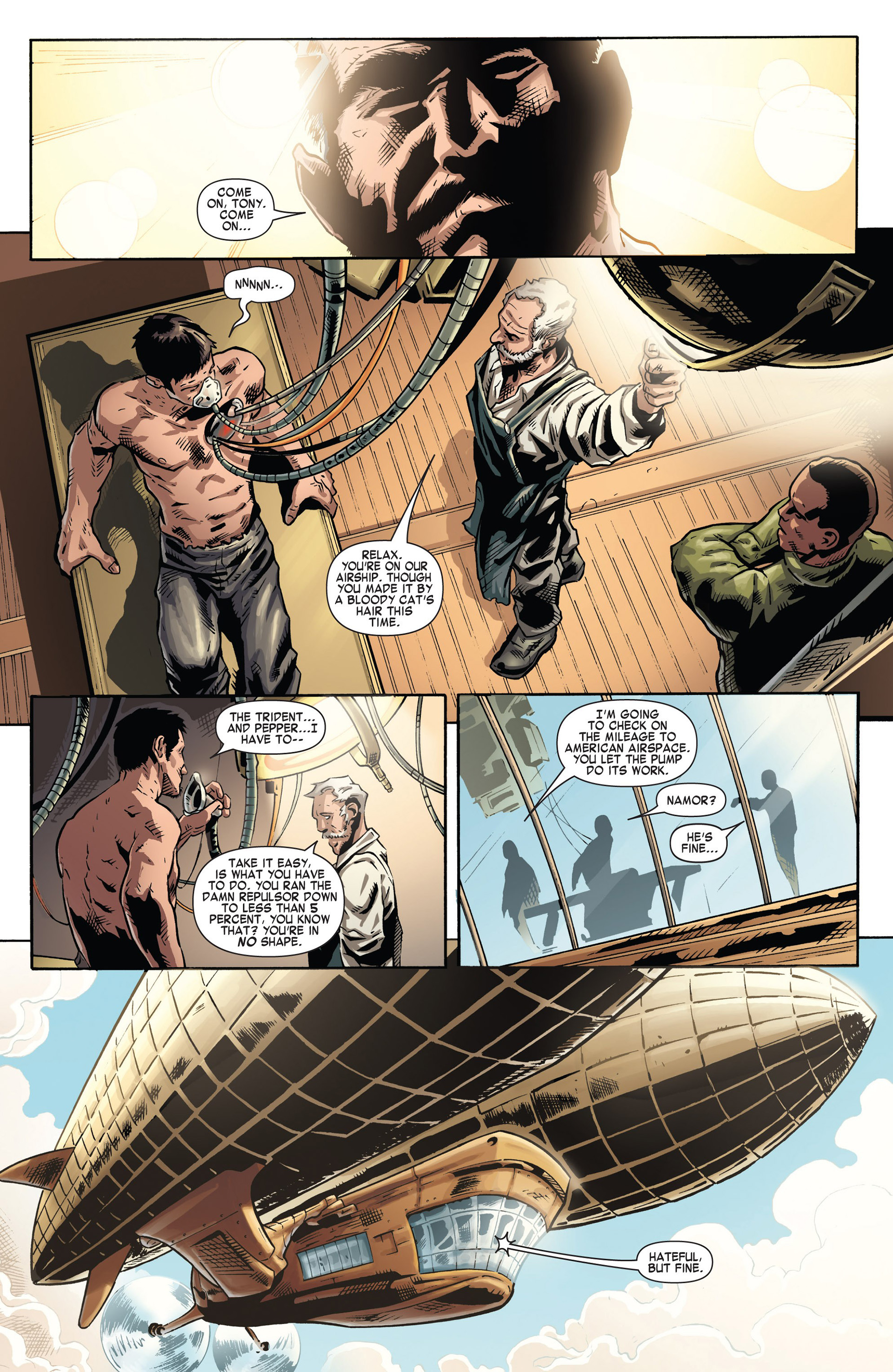 Read online Iron Man Noir comic -  Issue #3 - 9
