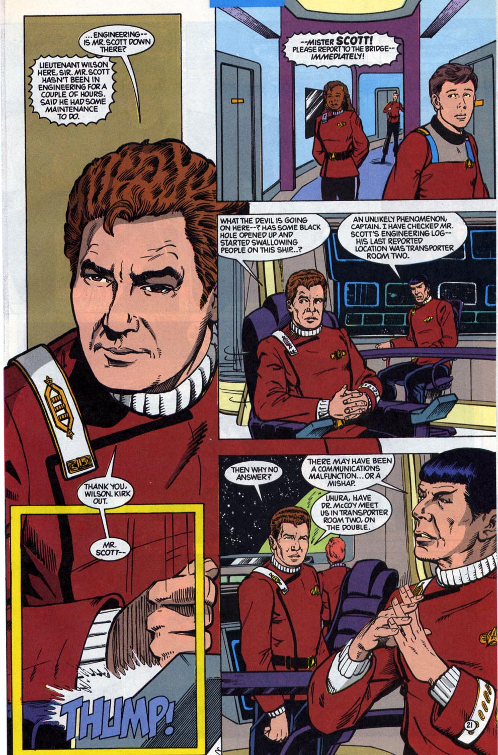 Read online Star Trek (1989) comic -  Issue #24 - 22