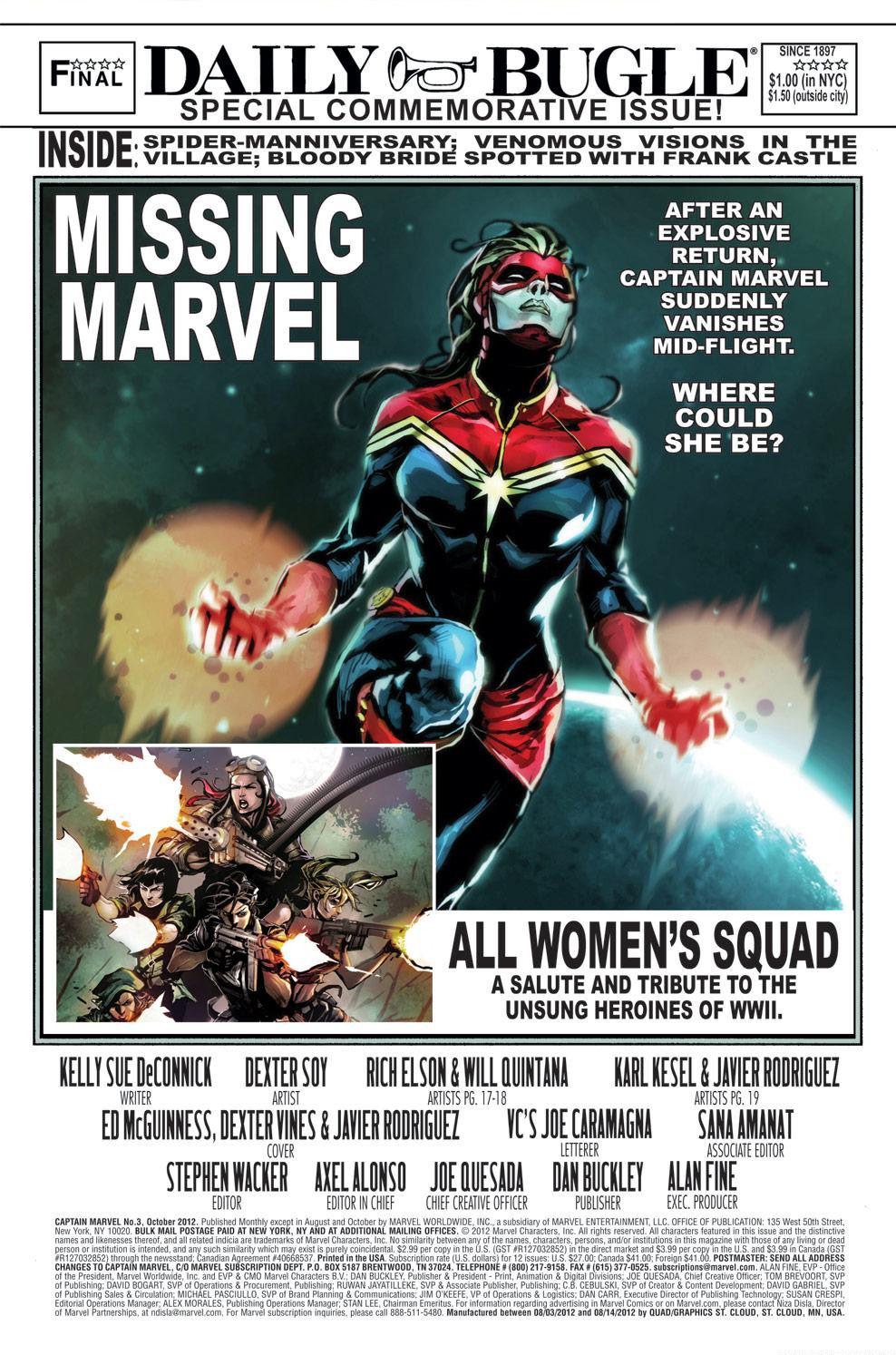 Read online Captain Marvel (2012) comic -  Issue #3 - 2