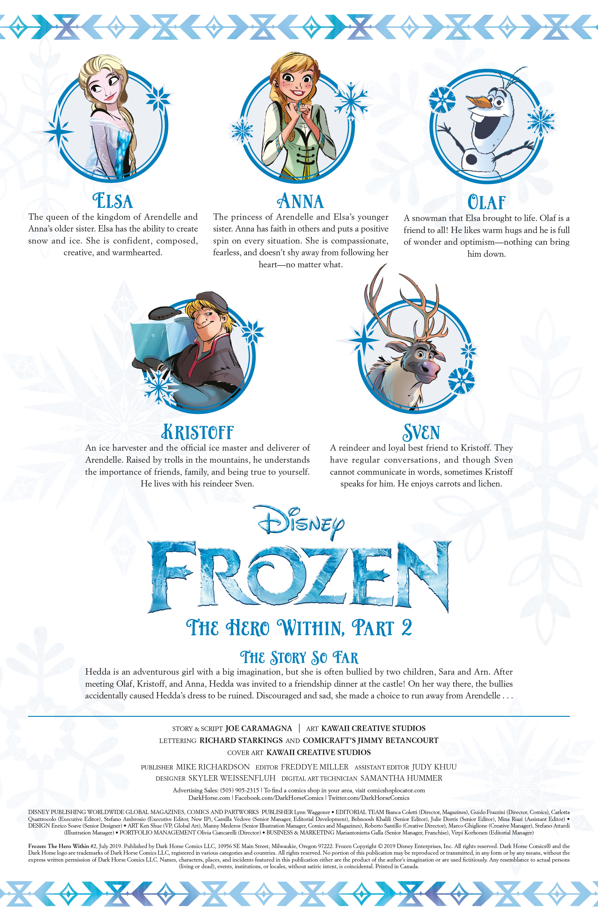 Read online Disney Frozen: The Hero Within comic -  Issue #2 - 2