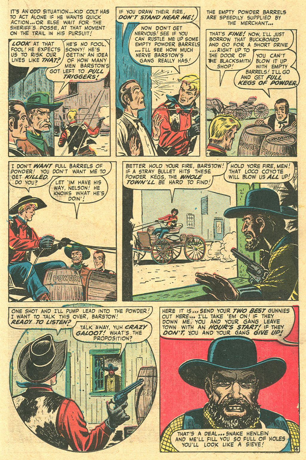 Read online Kid Colt Outlaw comic -  Issue #4 - 29