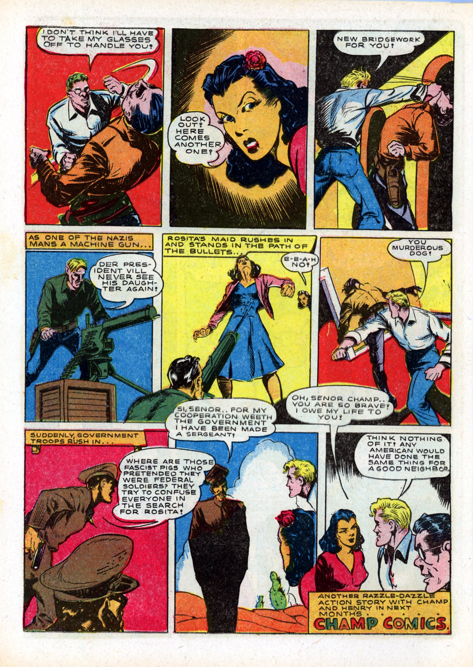 Read online Champ Comics comic -  Issue #24 - 26