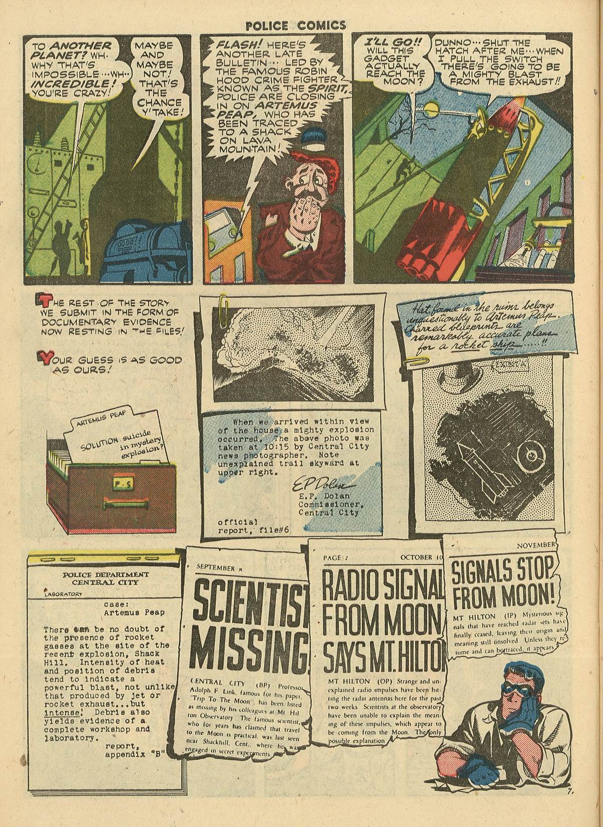 Read online Police Comics comic -  Issue #101 - 26