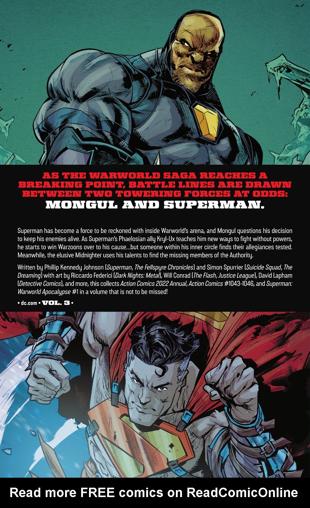 Read online Superman: Action Comics: Warworld Revolution comic -  Issue # TPB (Part 2) - 124