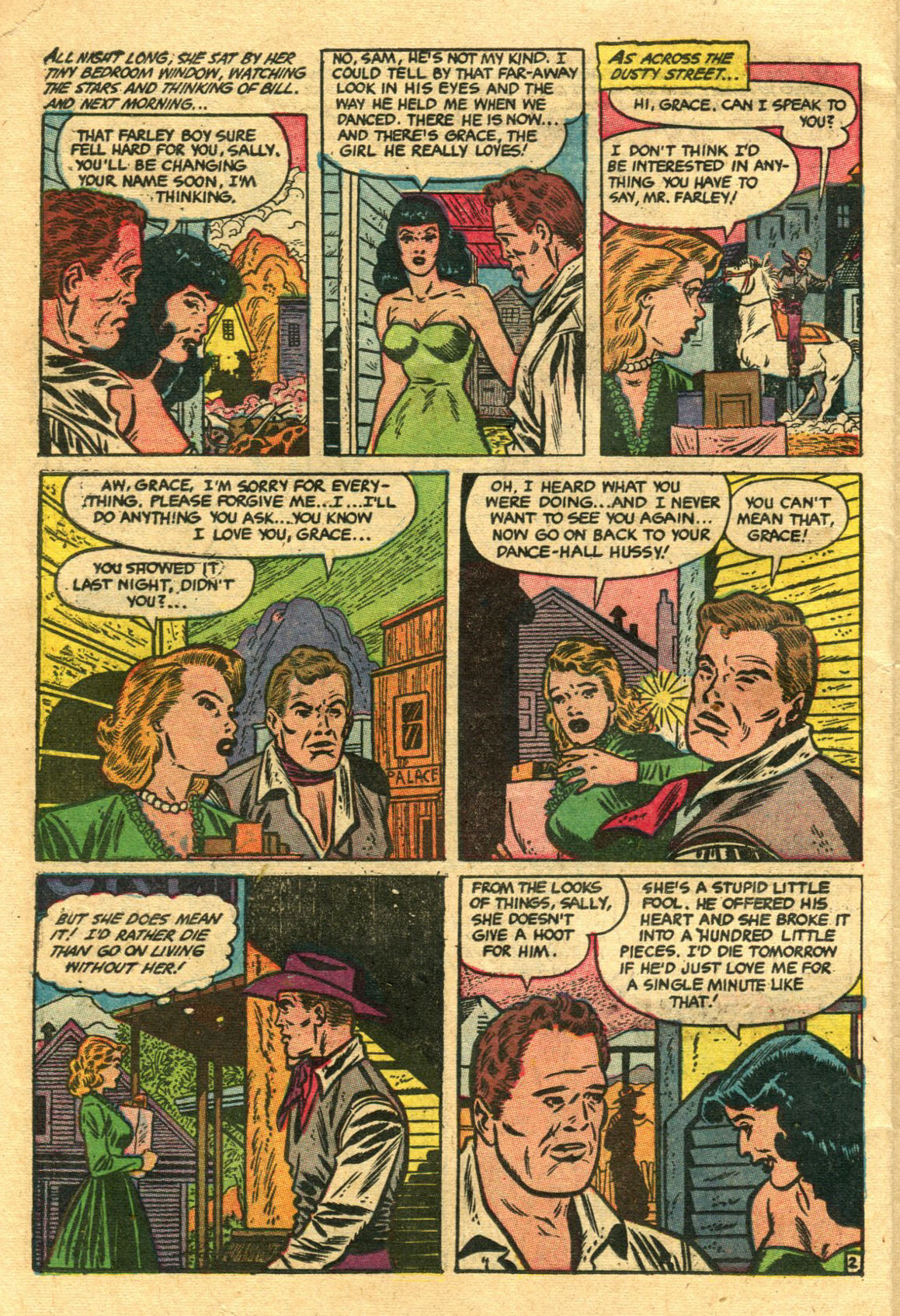 Read online Cowgirl Romances (1950) comic -  Issue #11 - 26