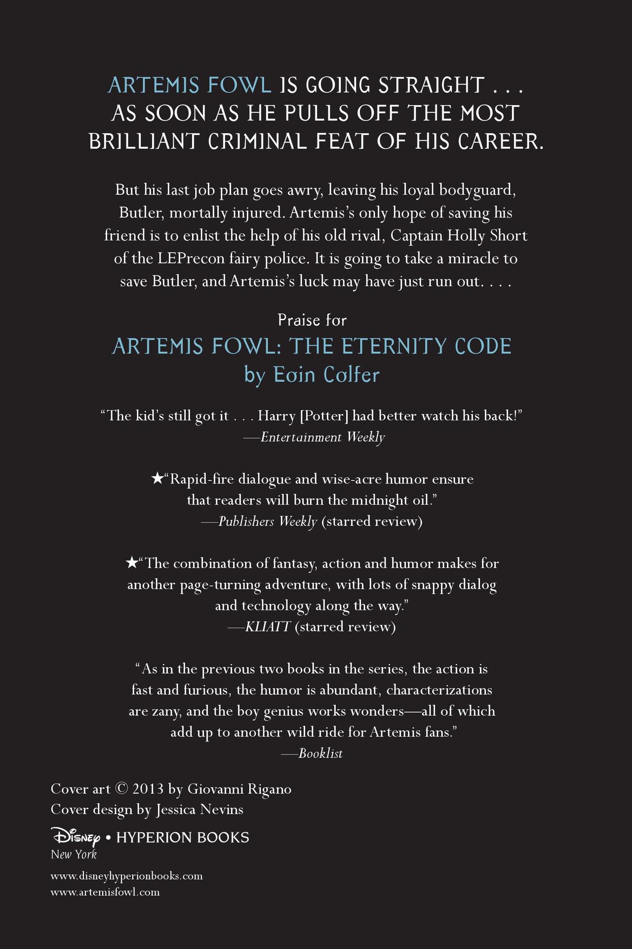 Read online Artemis Fowl: The Eternity Code comic -  Issue # TPB - 116