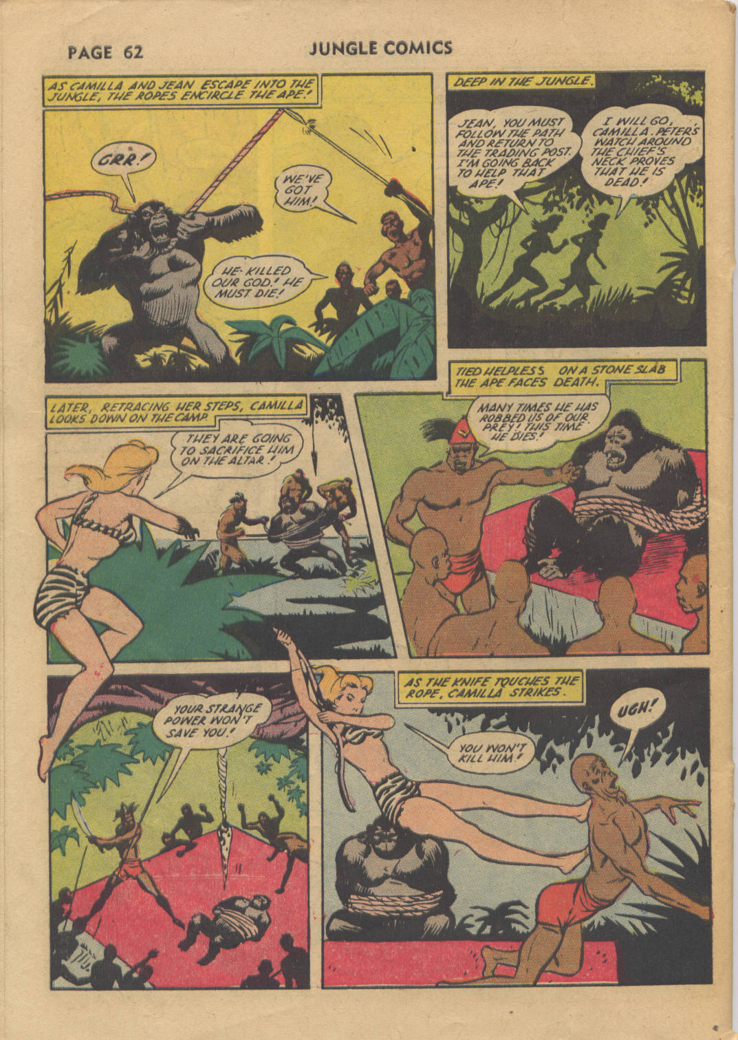 Read online Jungle Comics comic -  Issue #34 - 64