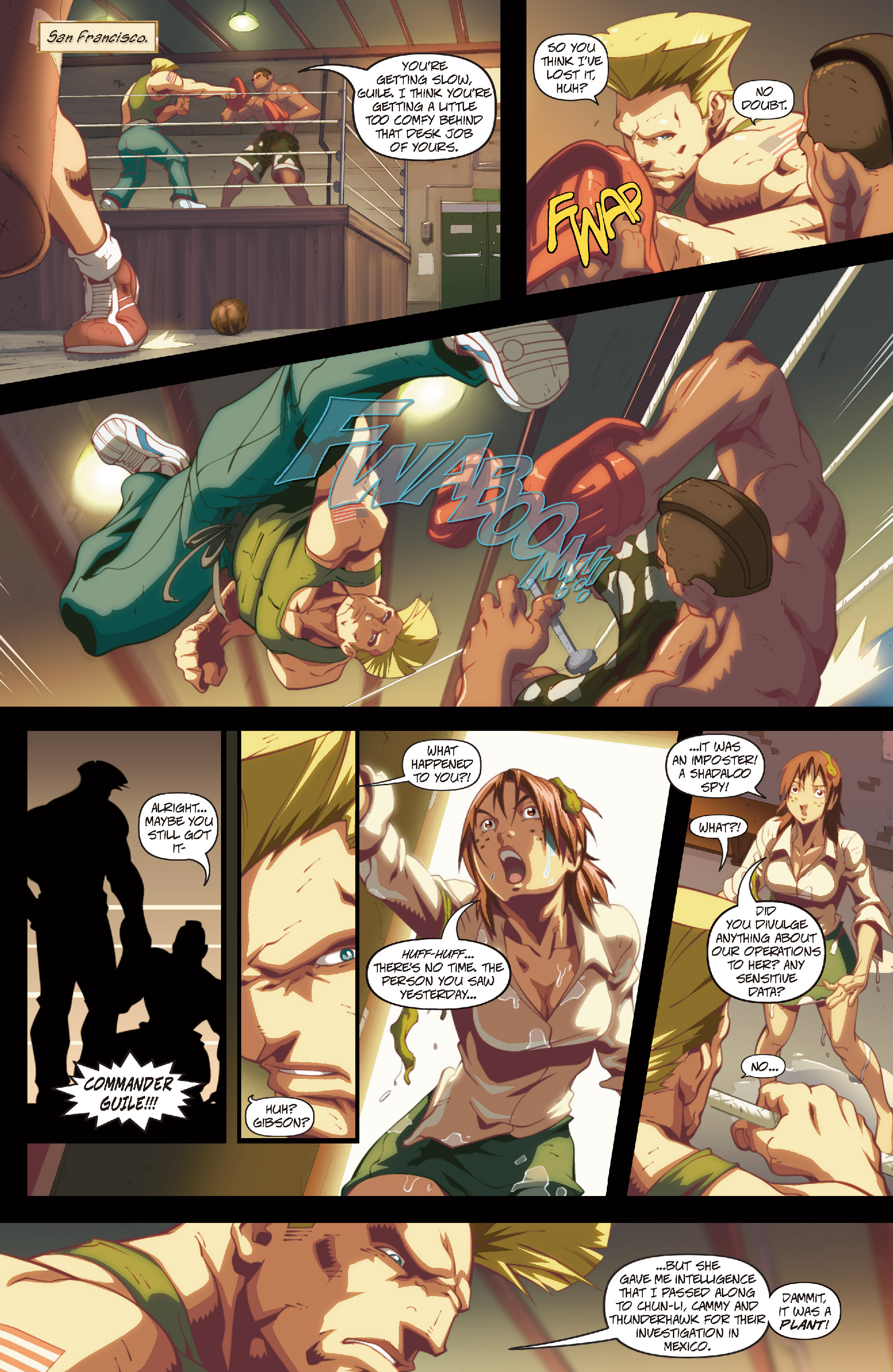 Read online Street Fighter II comic -  Issue #5 - 12