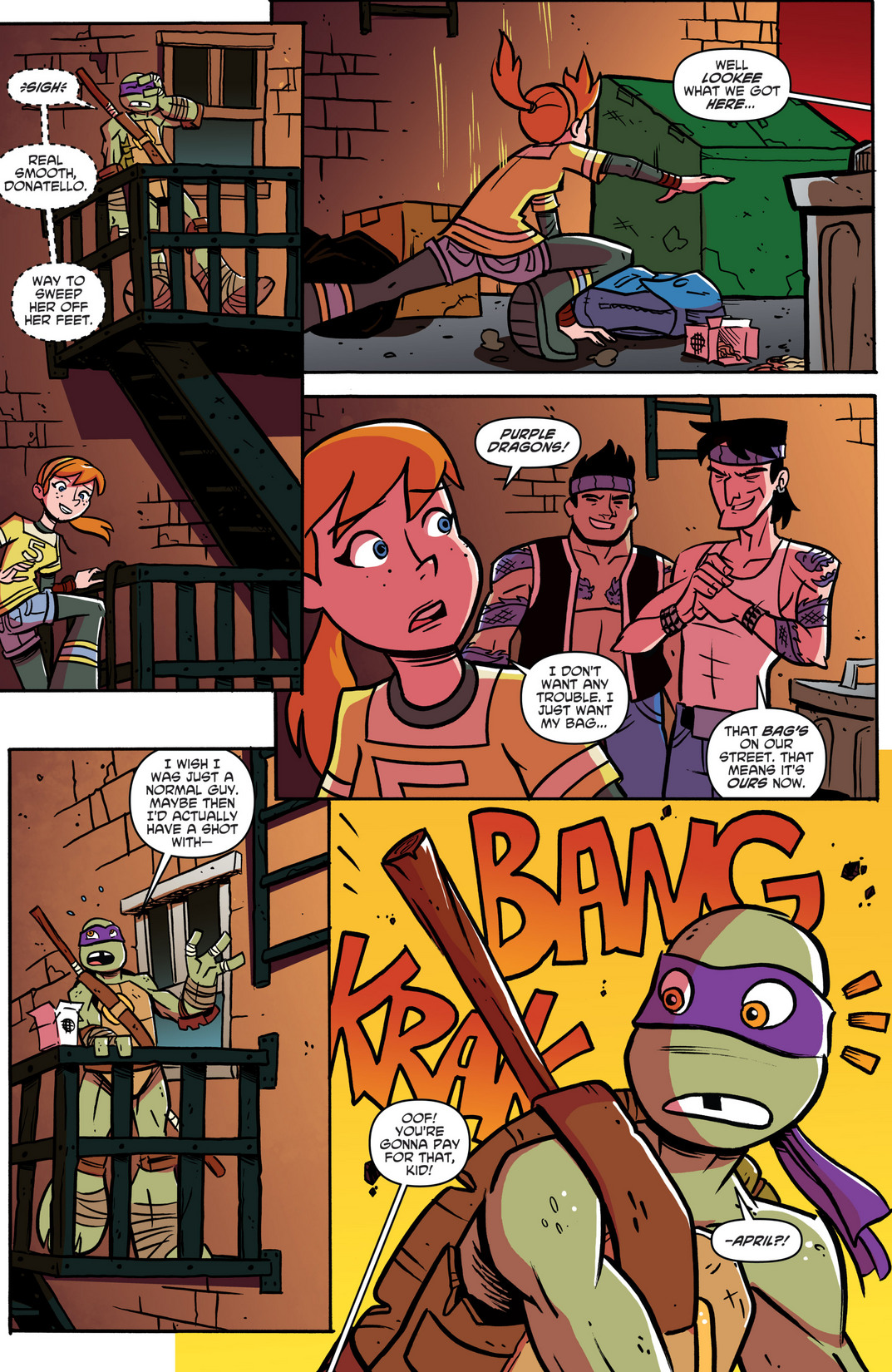 Read online Teenage Mutant Ninja Turtles New Animated Adventures comic -  Issue #7 - 5