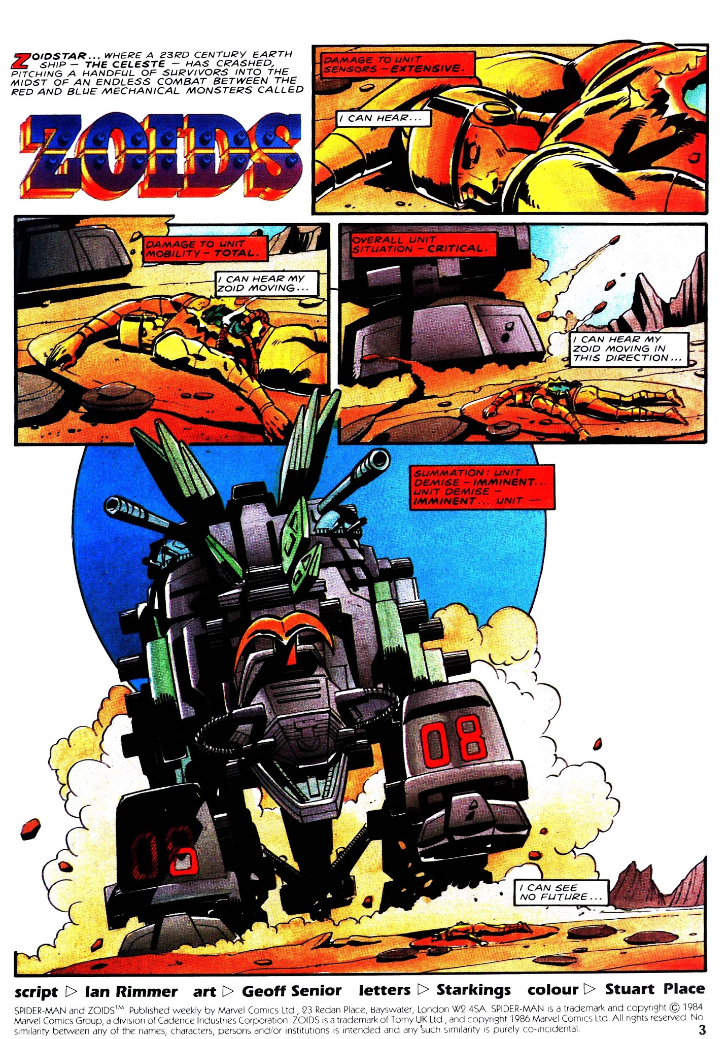 Read online Spider-Man and Zoids comic -  Issue #27 - 3