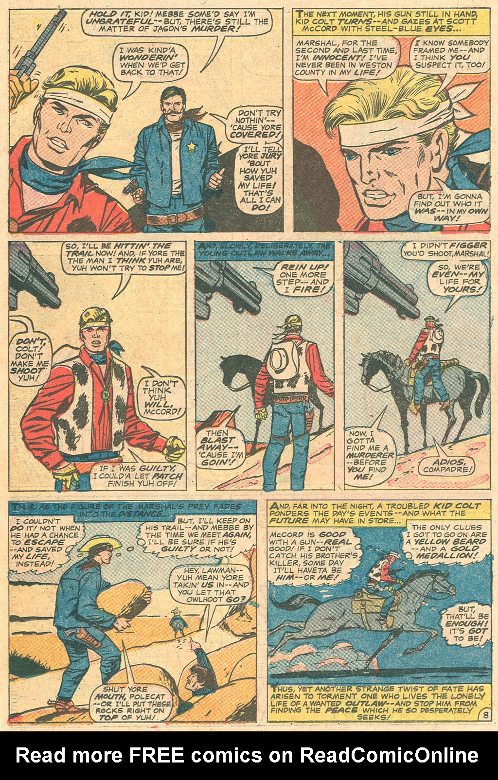 Read online Kid Colt Outlaw comic -  Issue #136 - 22