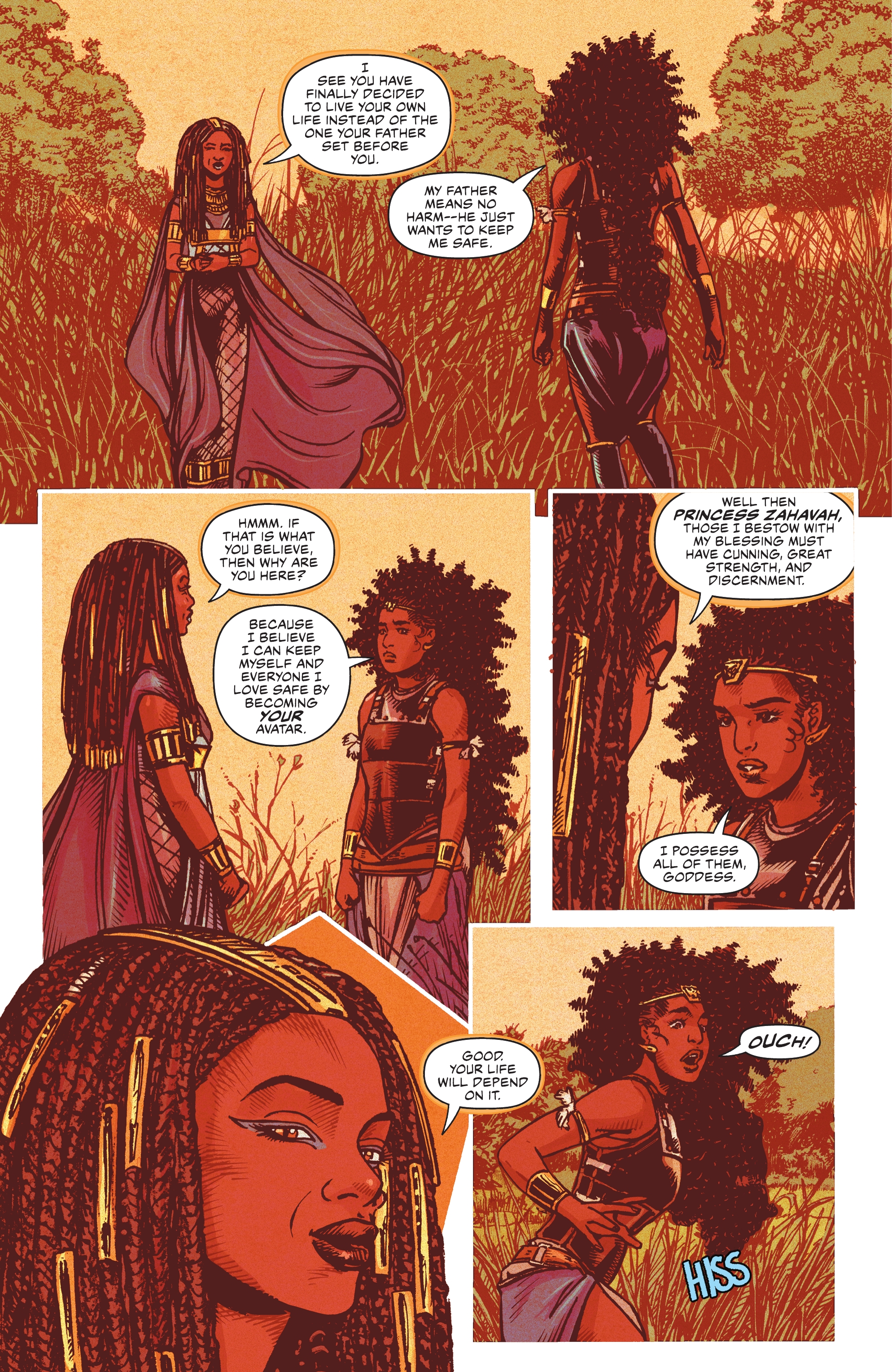 Read online Nubia: Queen of the Amazons comic -  Issue #4 - 4