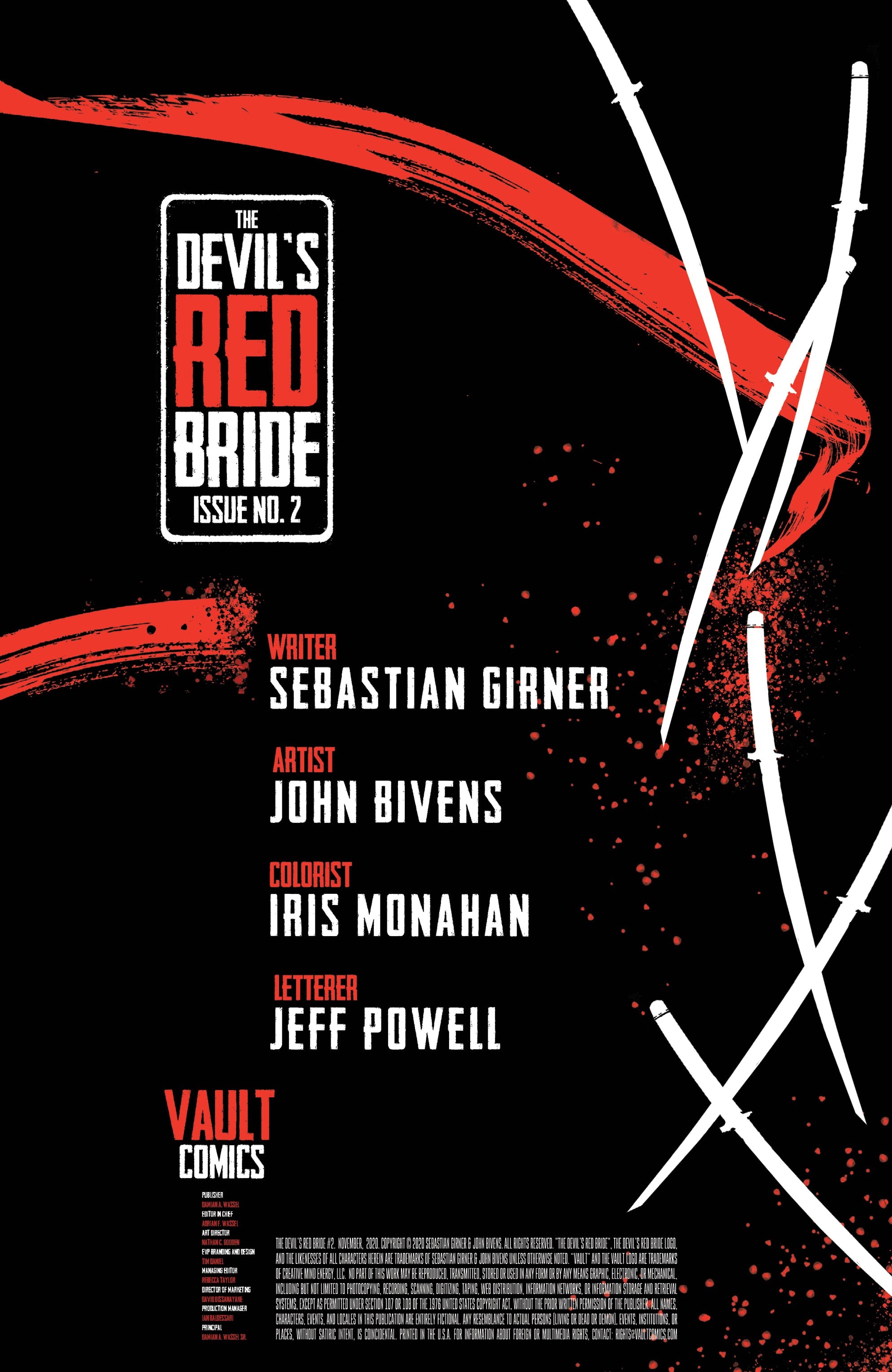Read online The Devil's Red Bride comic -  Issue #2 - 3
