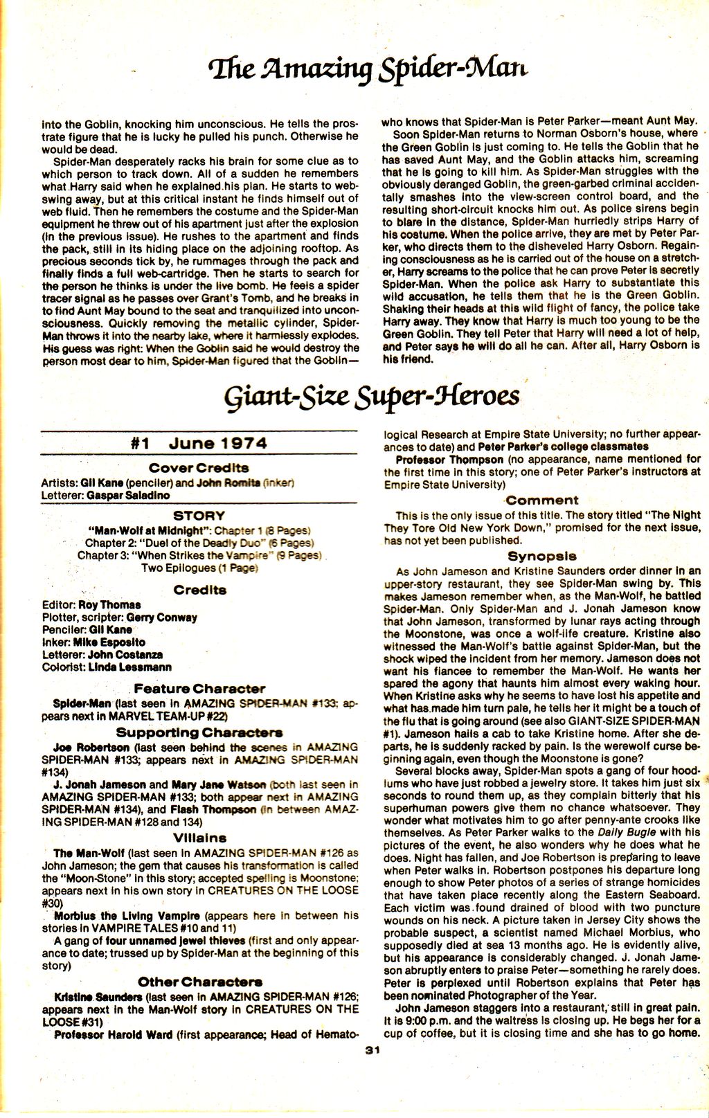 Read online The Official Marvel Index to The Amazing Spider-Man comic -  Issue #5 - 33
