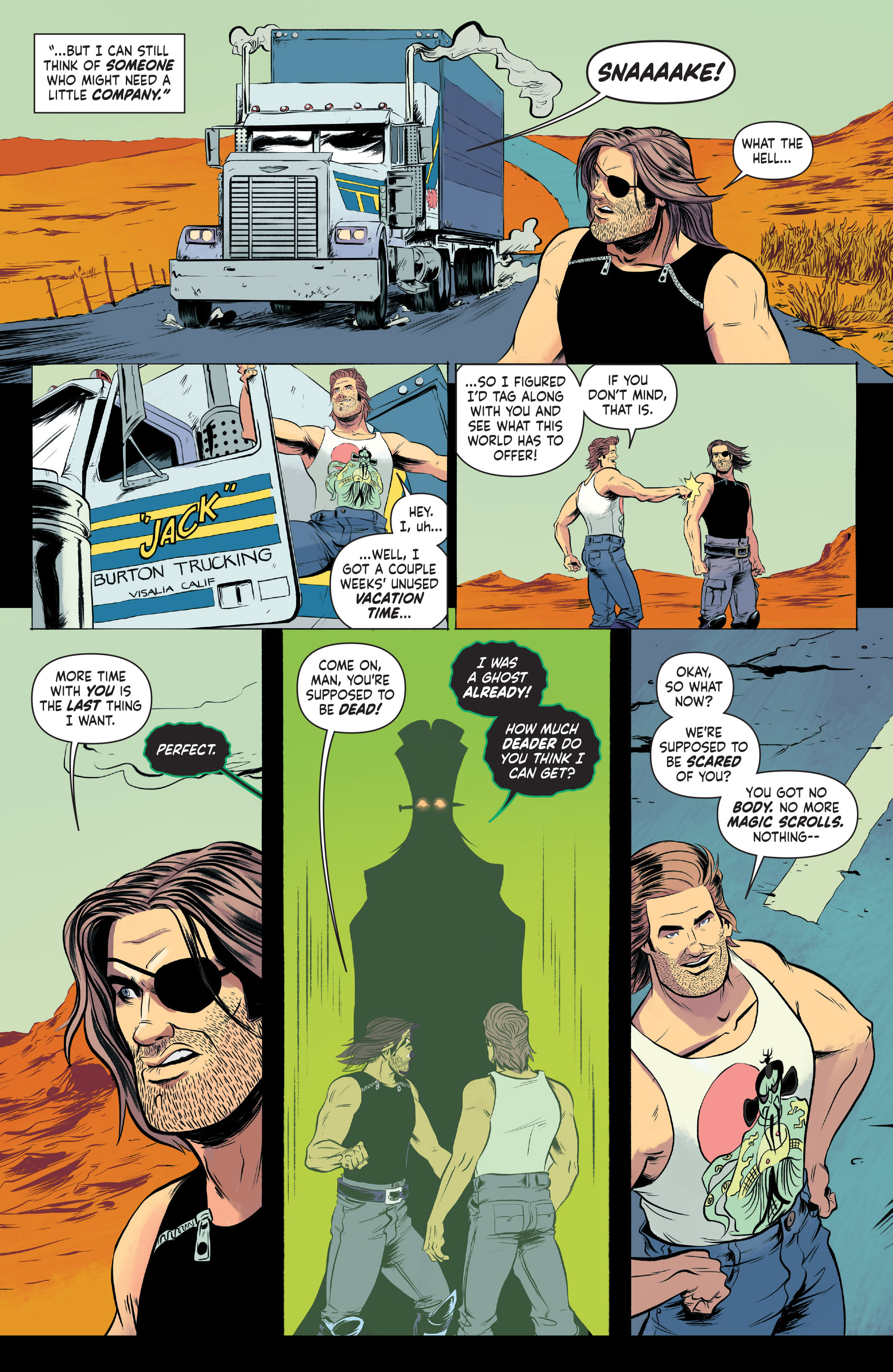 Read online Big Trouble in Little China/Escape From New York comic -  Issue #6 - 22