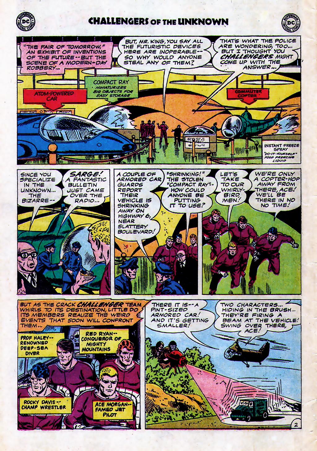 Read online Challengers of the Unknown (1958) comic -  Issue #27 - 4