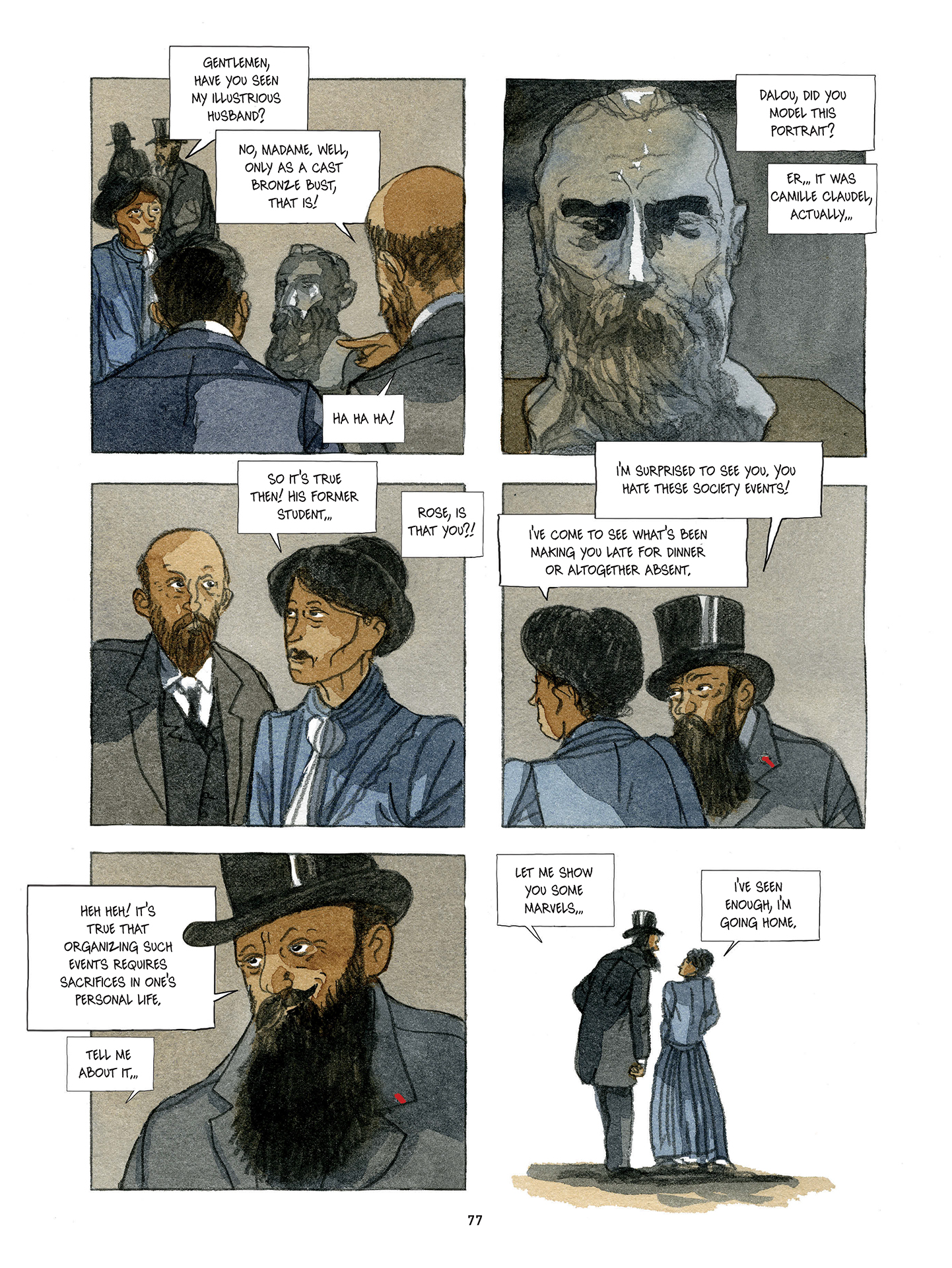 Read online Rodin: Fugit Amor, An Intimate Portrait comic -  Issue # TPB - 78