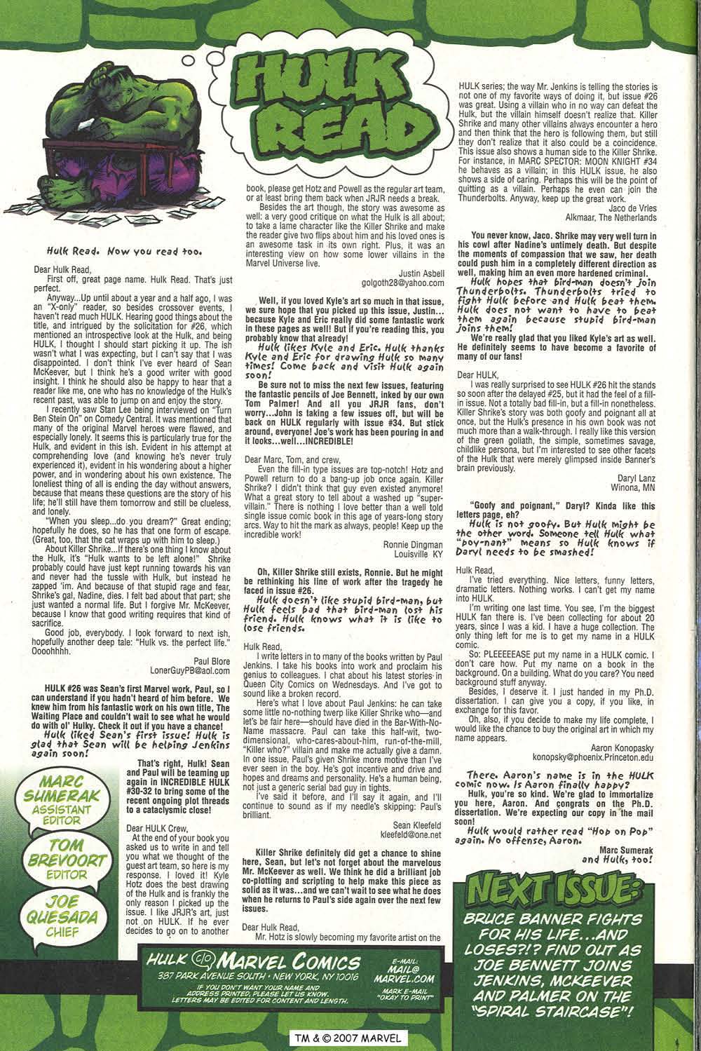 The Incredible Hulk (2000) Issue #29 #18 - English 34