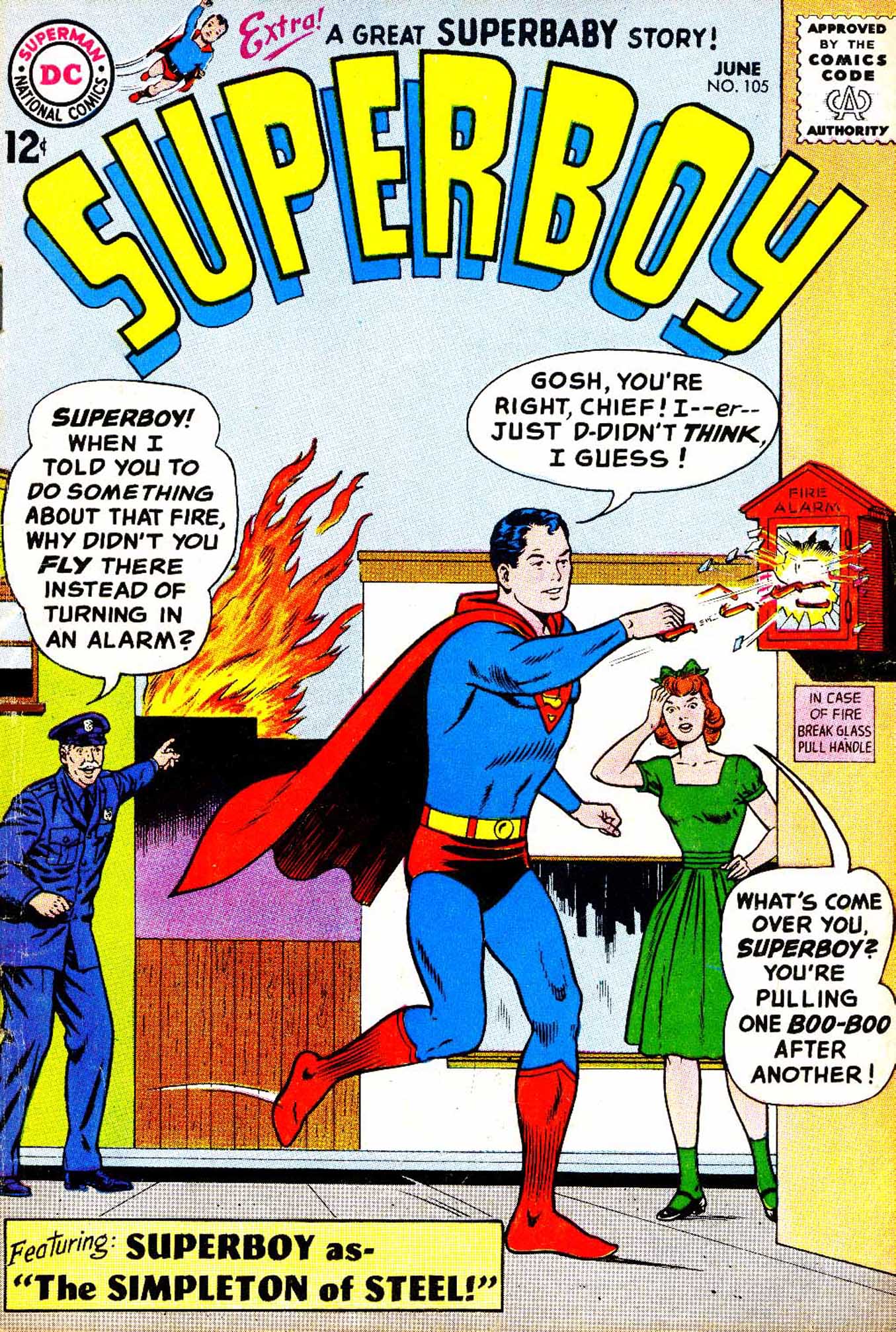 Read online Superboy (1949) comic -  Issue #105 - 1