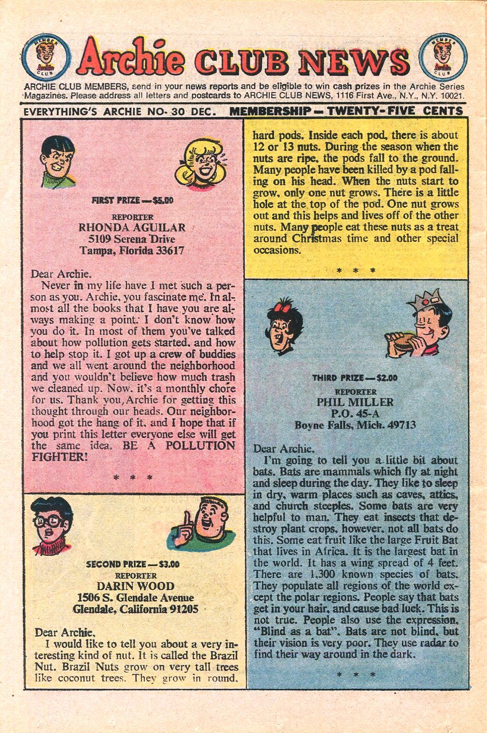 Read online Everything's Archie comic -  Issue #30 - 42