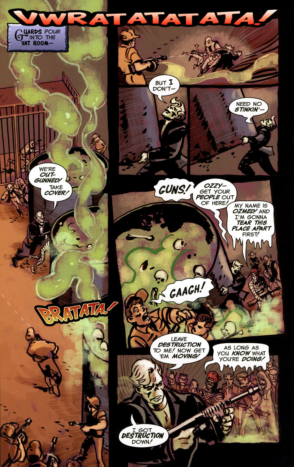 Read online Frankenstein Mobster comic -  Issue #5 - 26
