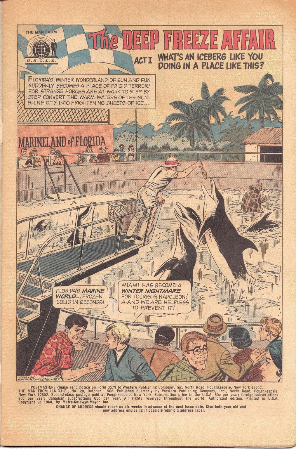 Read online The Man From U.N.C.L.E. comic -  Issue #20 - 2