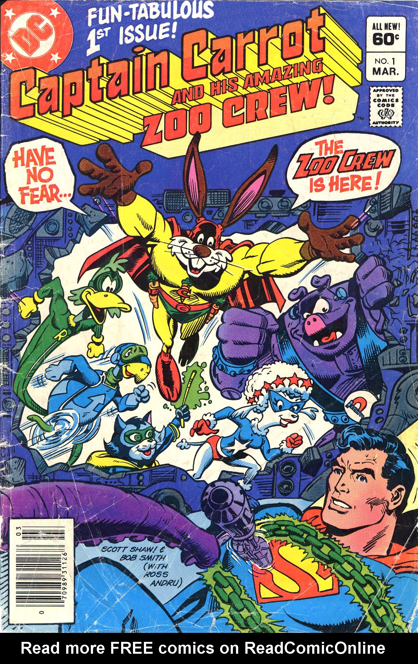 Read online Captain Carrot and His Amazing Zoo Crew! comic -  Issue #1 - 1