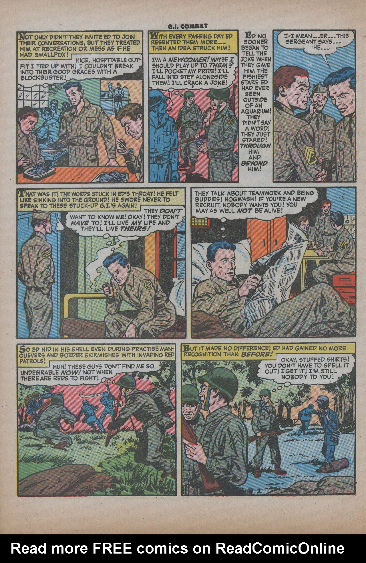 Read online G.I. Combat (1952) comic -  Issue #39 - 28
